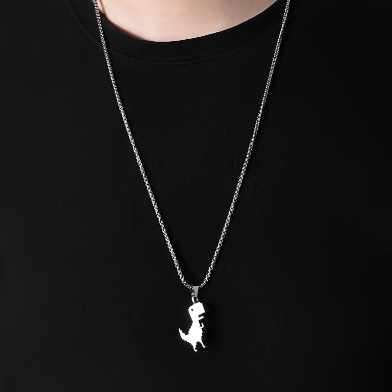 no wifi dino Necklace