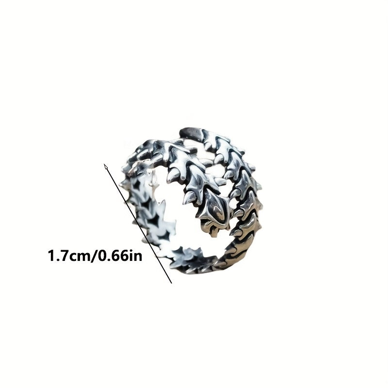 Gothic Thorn adjustable Ring