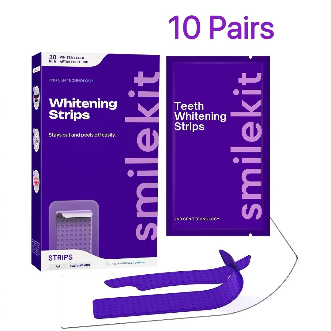 Pairs New Purple Teeth Brightening Strips