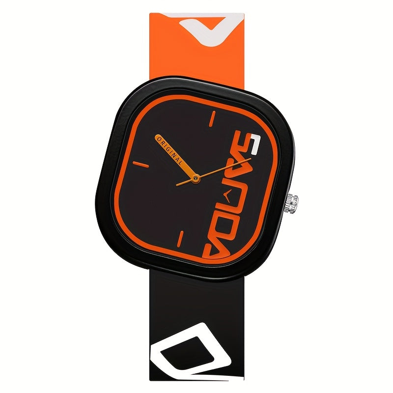 square Quartz sports Watch