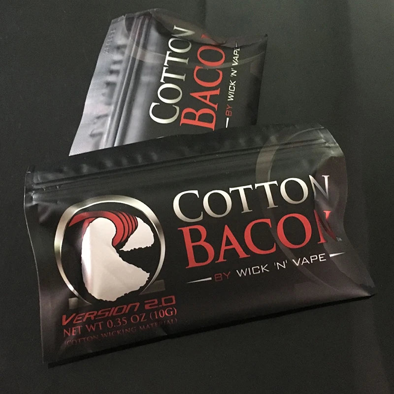 10pcs 100% 2.0 Organic Cotton Bacon