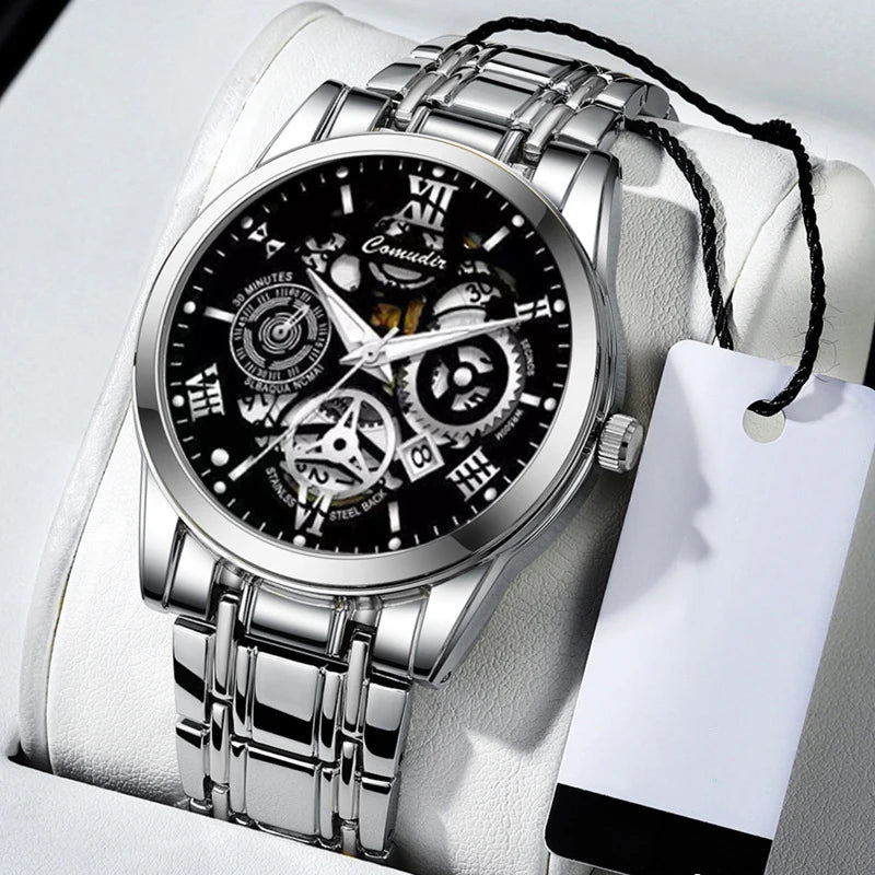 mechanical stylish business watch