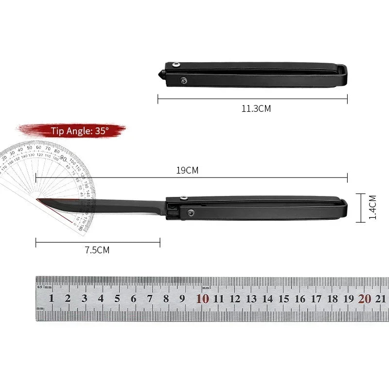 Rotary Folding Knife with Window Breaker