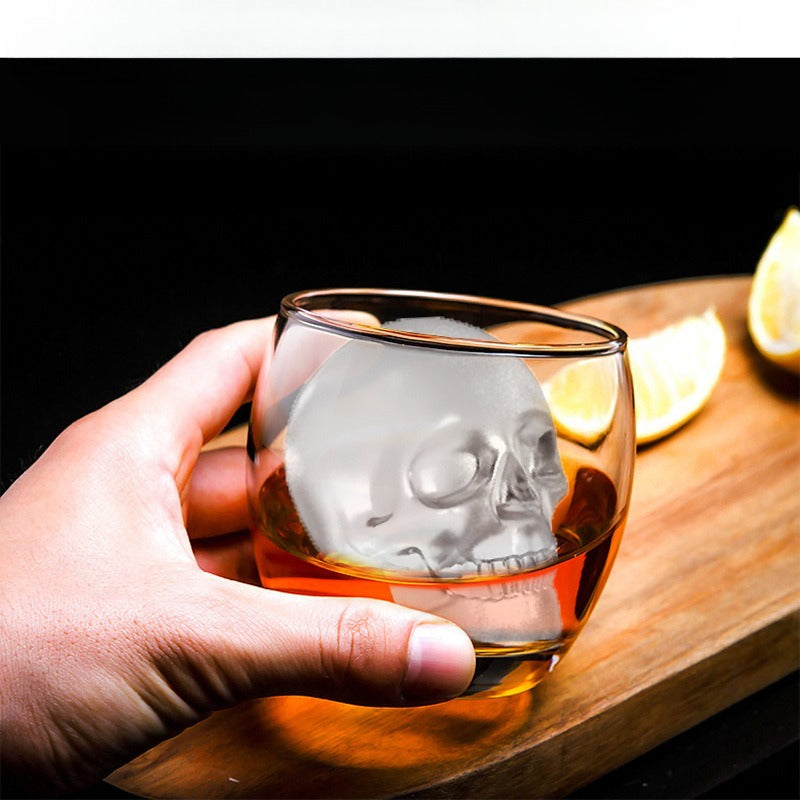 4-Pack Large Skull Cube of Ice mold