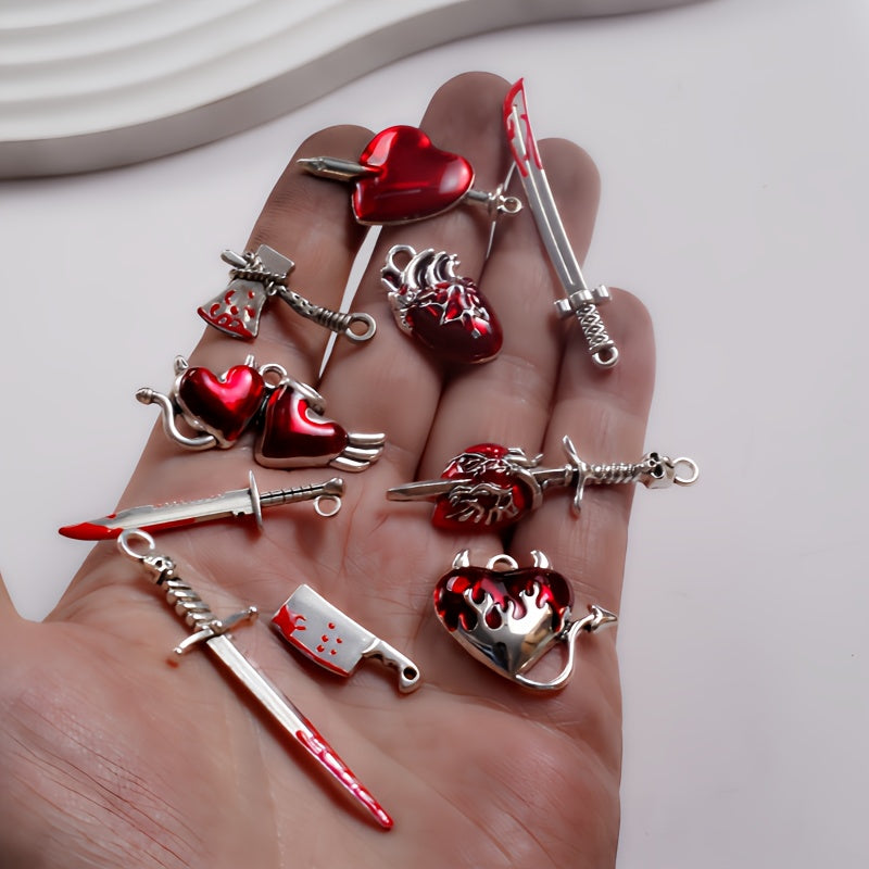 10pcs horror  Pendant