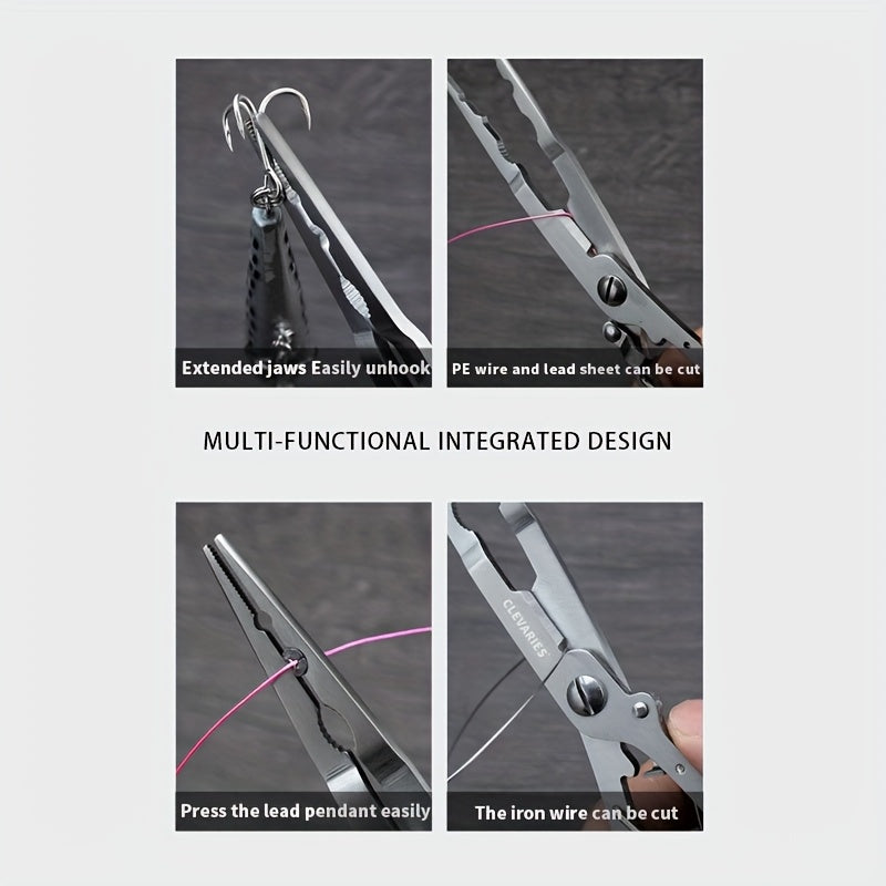 Extended Lure Pliers with cutter
