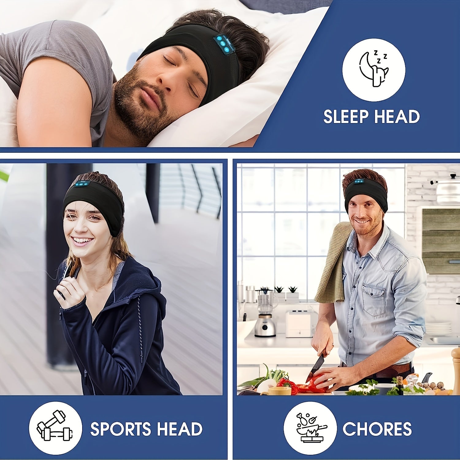 Wireless Sleep Headphones headband