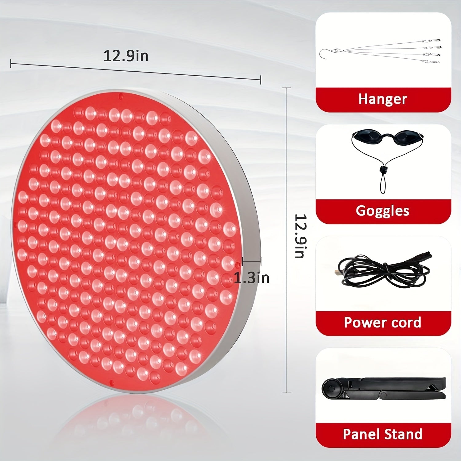 Professional Red Light LED Panel - 660nm & 850nm Wavelengths