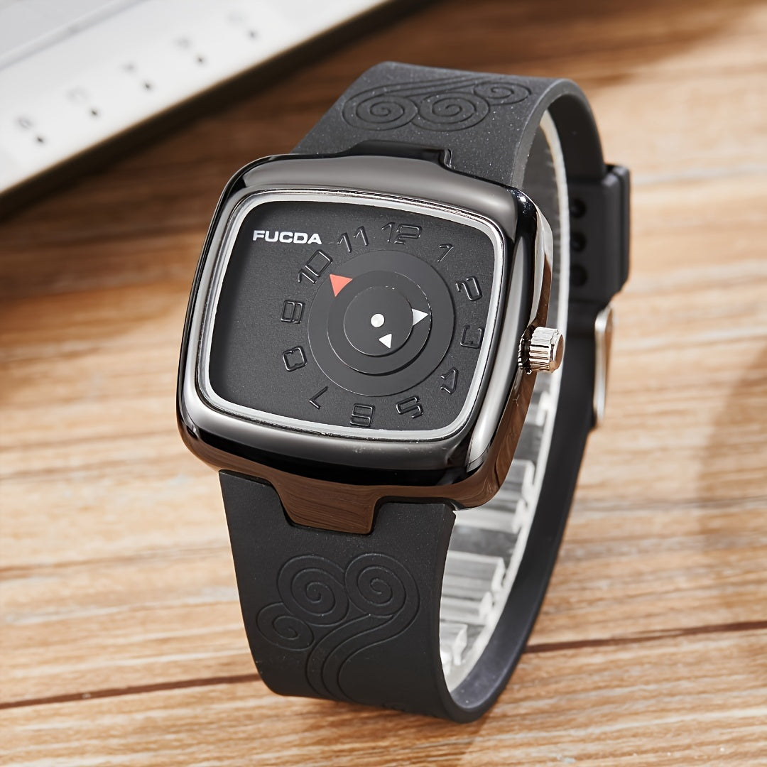 FUDDA Rotating Stainless Steel watch