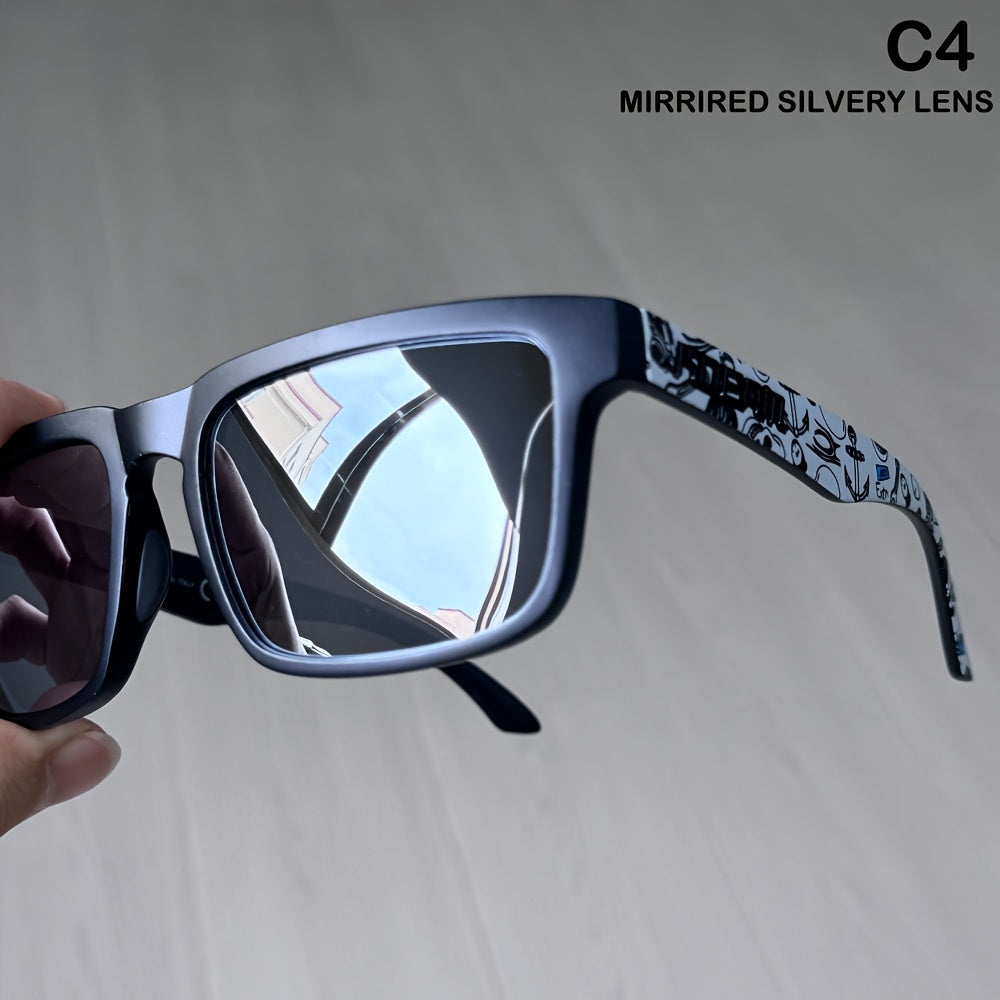 Square frame retro Glasses