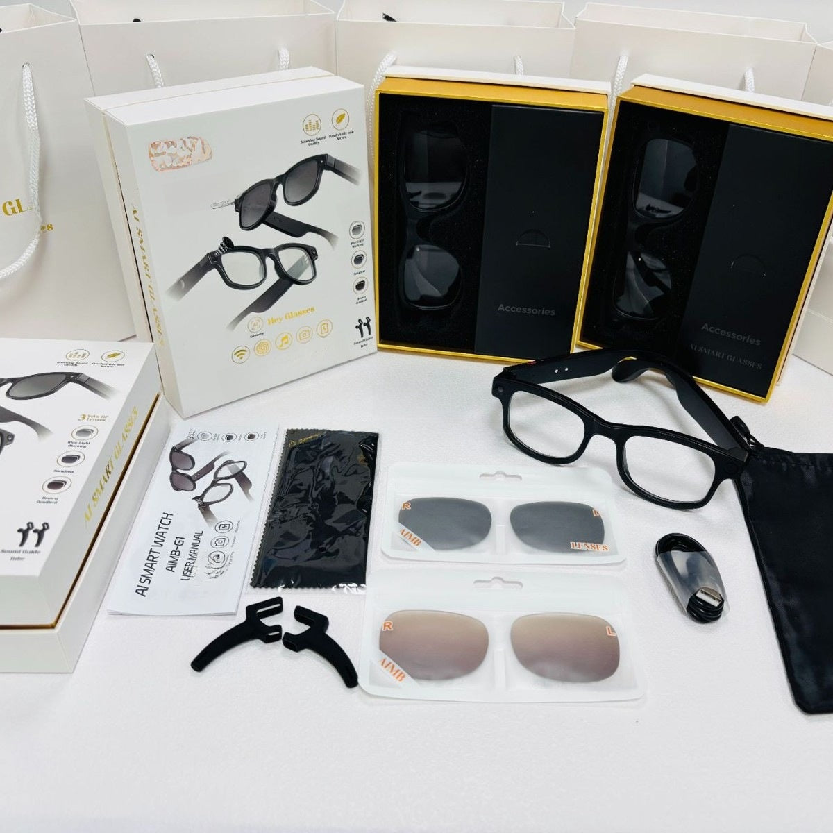 Smart Bluetooth  Video Glasses