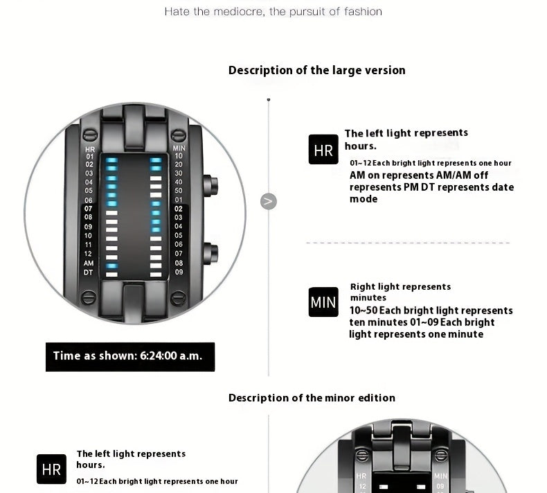Creative LED Sports Electronic Watch