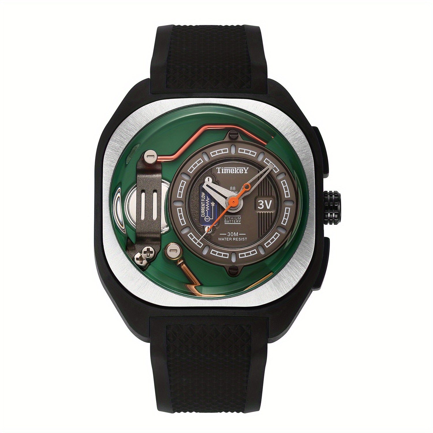 3ATM And Glowing Hands sports watch