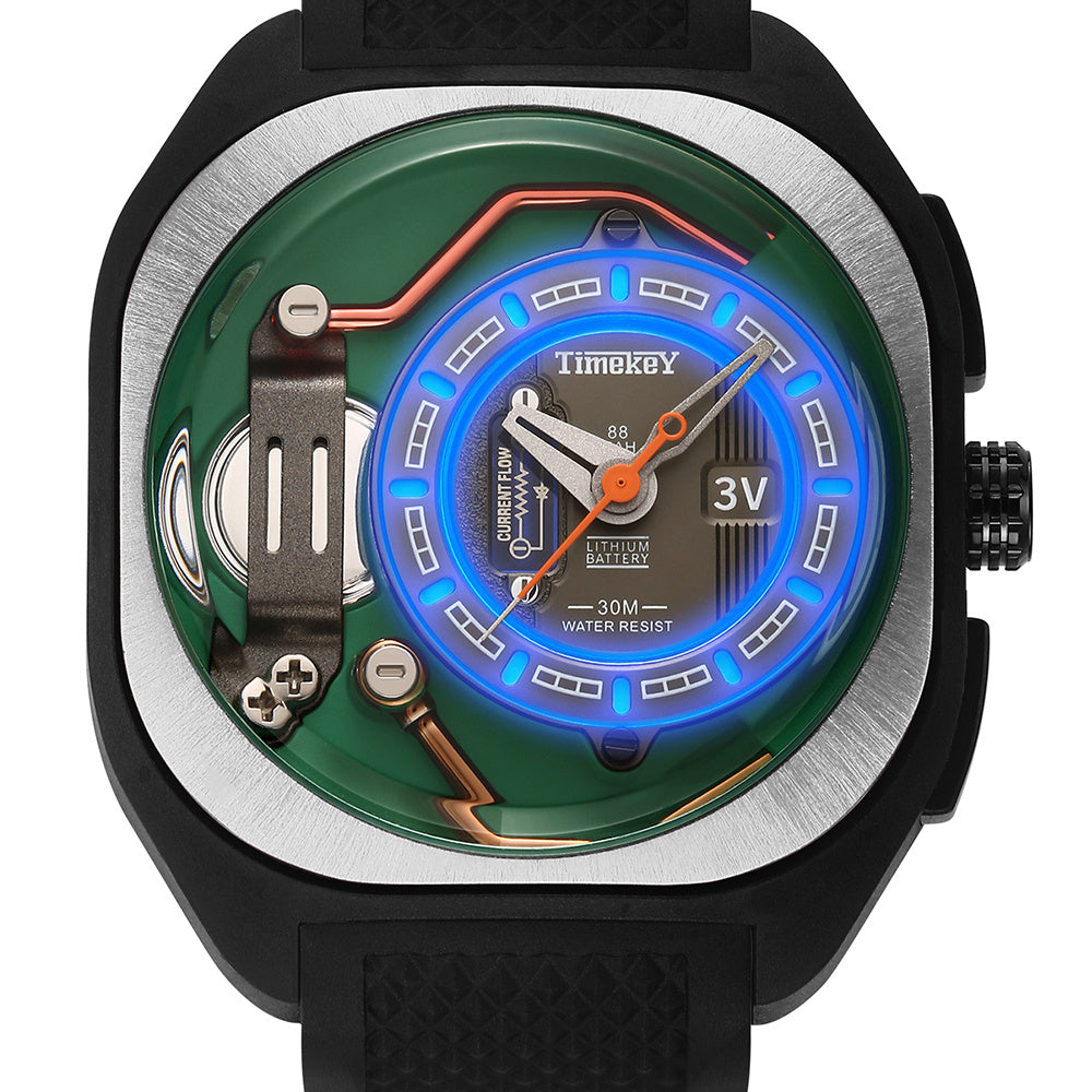 3ATM And Glowing Hands sports watch