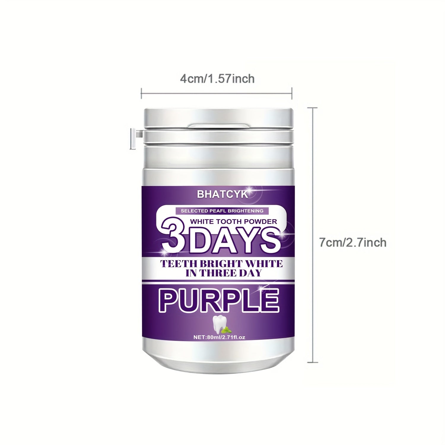 Purple Teeth whitening Powder