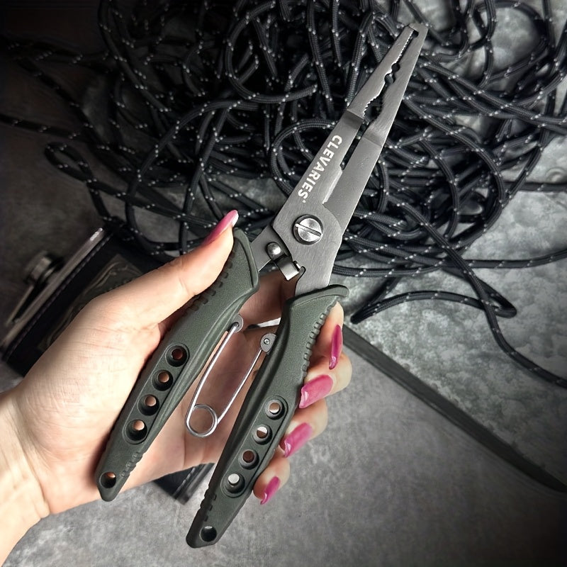 Extended Lure Pliers with cutter
