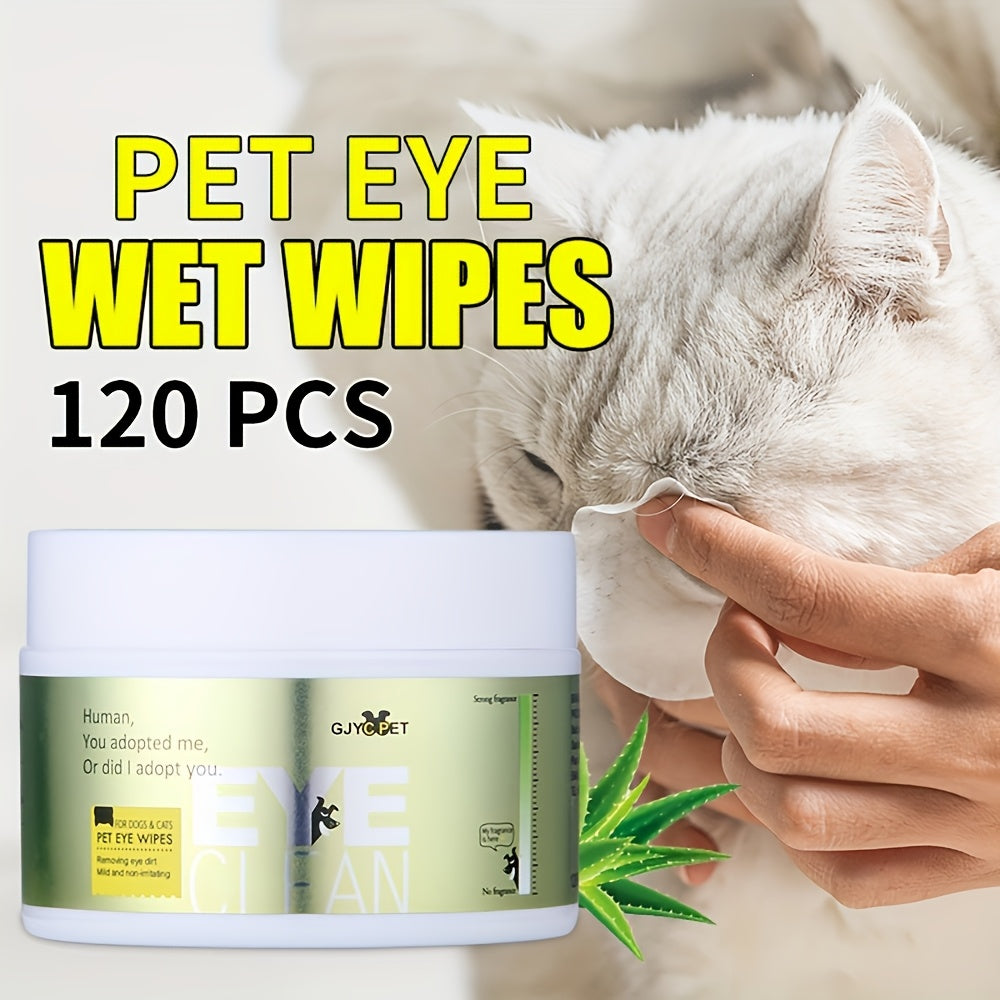 120pcs Pet Eye Wipes