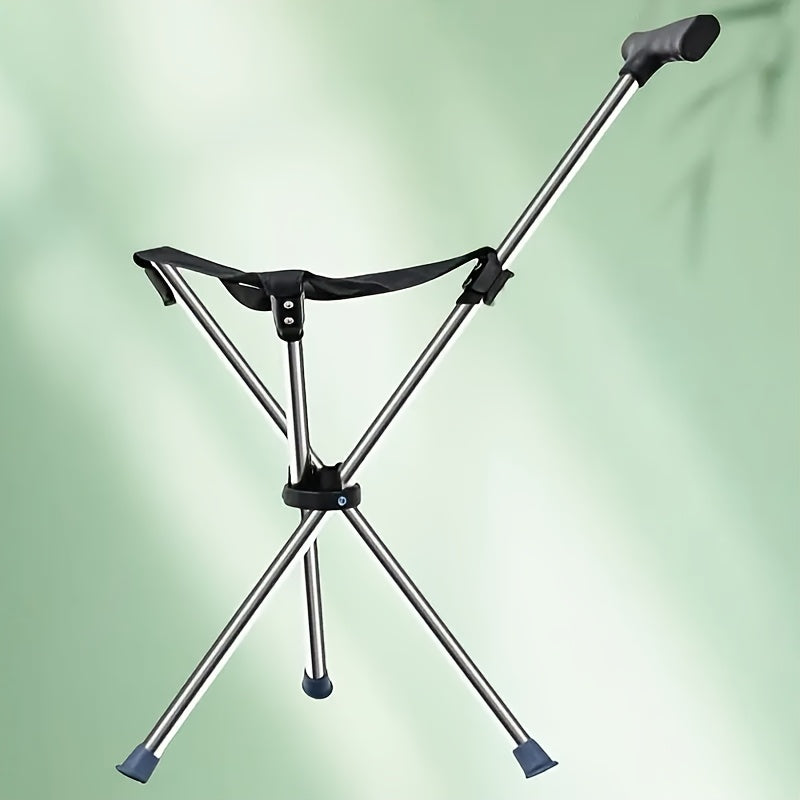 2-in-1 Collapsible Cane & chair