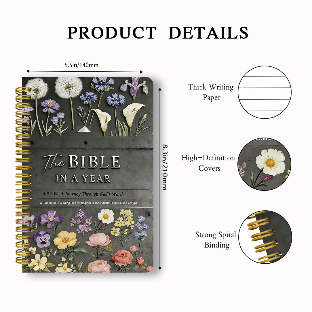 flower 365 day bible study diary