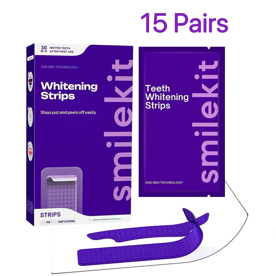 Pairs New Purple Teeth Brightening Strips