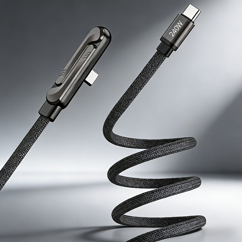 240W Type-C Fast Charging + stand Cable