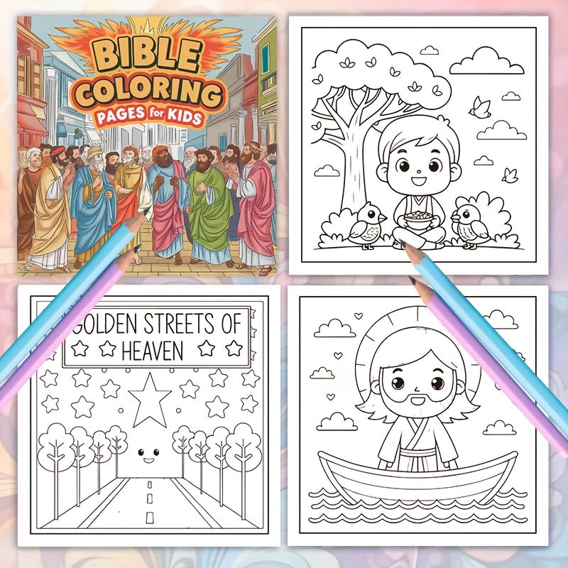 kids bible coloring book