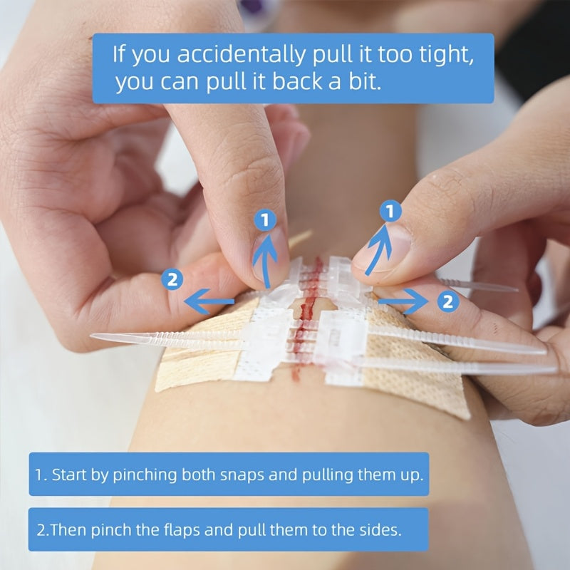 Quick medical Skin Patches Without Zippers