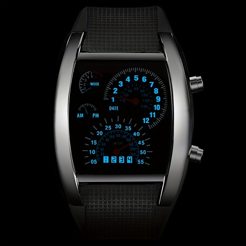 LED Aviation Electronic Watch