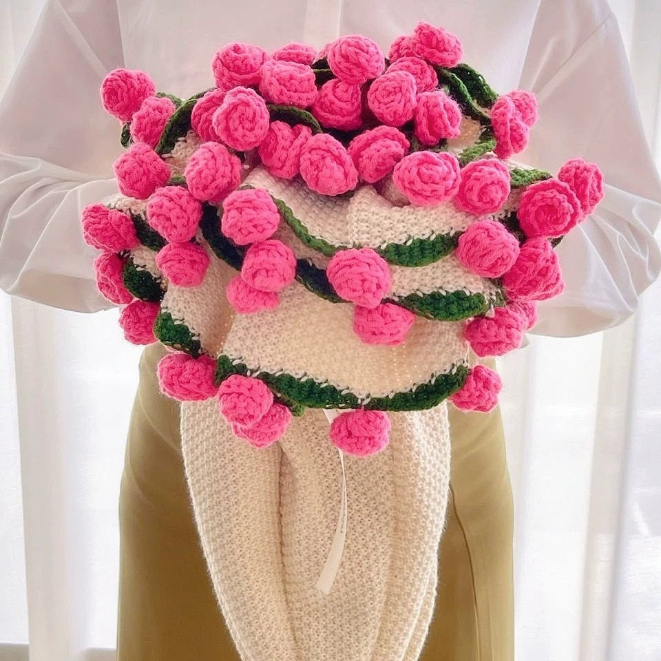 Rose bouquet blanket
