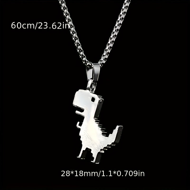 no wifi dino Necklace