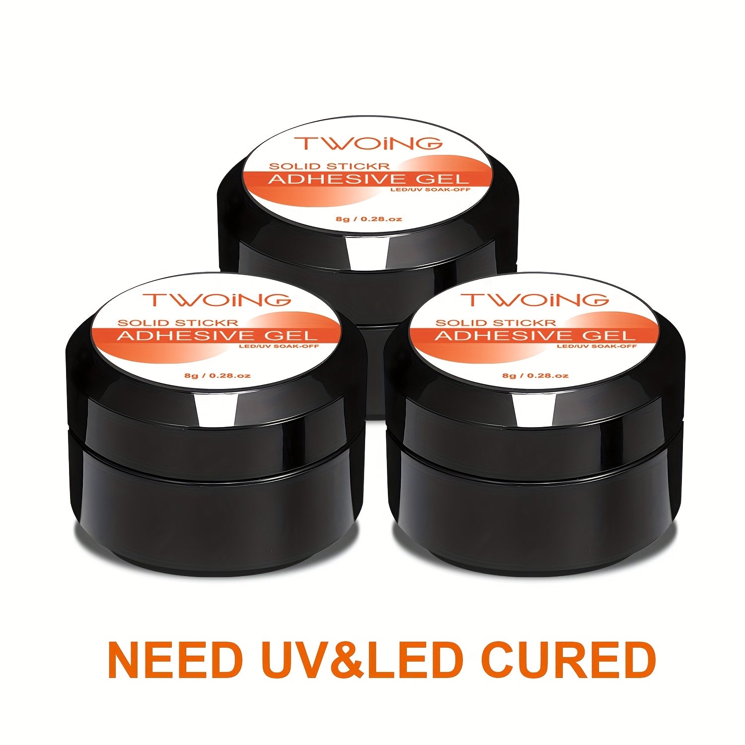 Strong nail glue gell 3 pack