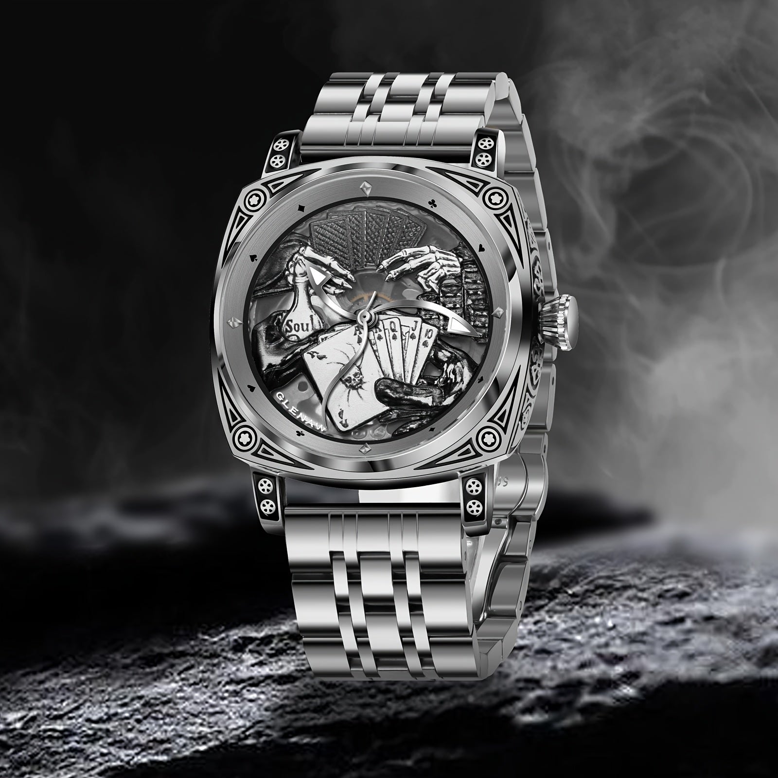 Carved Automatic Watch