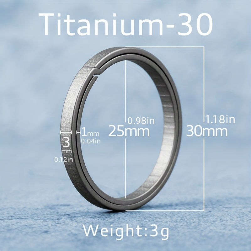 Titanium Alloy Key Rings