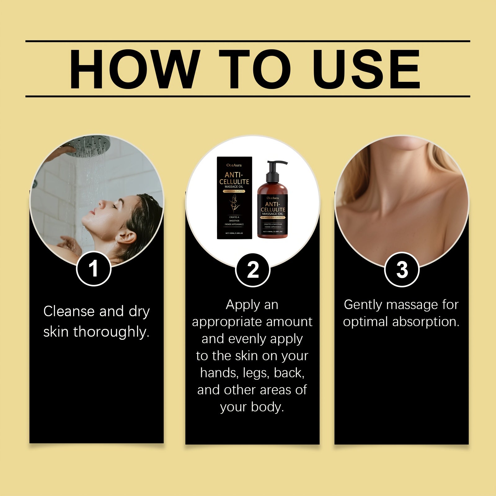 Anti - cellulite Moisturizing Massage Oil