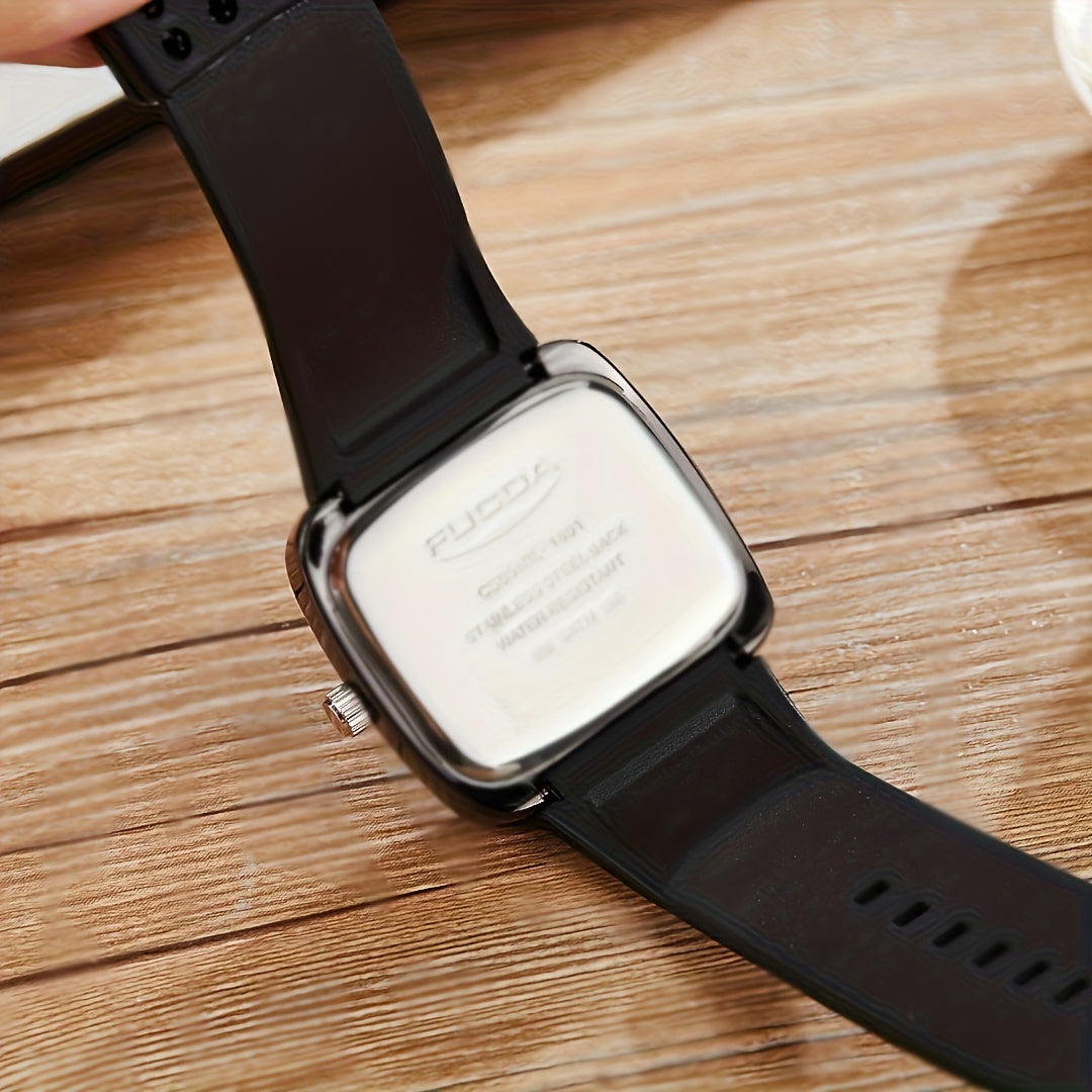 FUDDA Rotating Stainless Steel watch